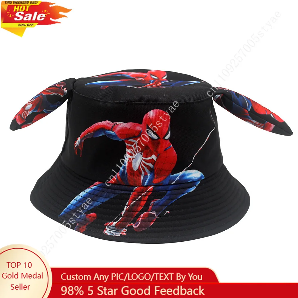 

Captain America 3D Fishing Hat Marvel Spider-man Hat Summer Caps Bowler Hats Sun Hats for Boys Girls