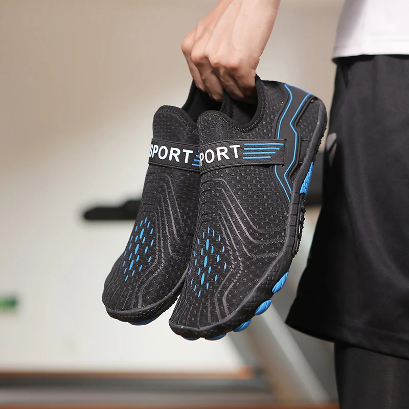 New Breathable Upstream Wading Shoes Quick Dry Aqua Shoes Couple Outdoor Anti-Slip Beach Swimming Barefoot Shoes