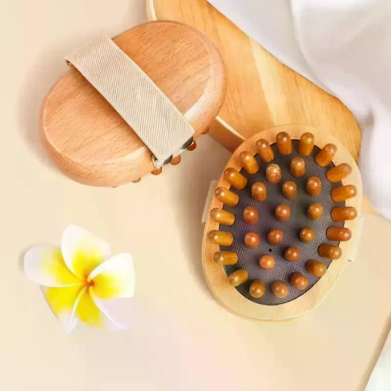 

Body Meridian Brush Soothing Essential Oil Spa Air Cushion Massage Hair Comb Resin Gua Sha Scalp Massage Brush Body Massager