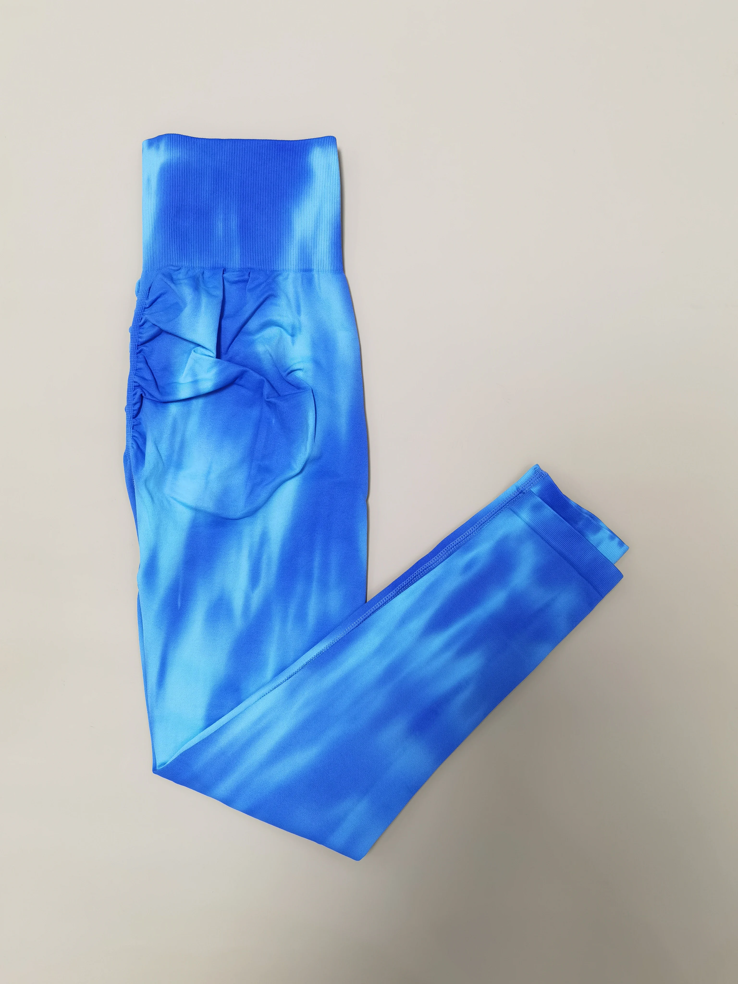 Neue Frauen Tie Dye Hohe Taille Legging Push-Up Scrunch Gym Sport Yoga Hosen Elastische Weiche Strumpfhosen Workout Booty Leggins Nylon – Detail 33