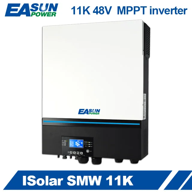 EASUN POWER SMW 11k 48V MPPT 150A RGB Lights Support Parallel BMS Communication 11000W 11KW Inverter Axpert Max 11 KW