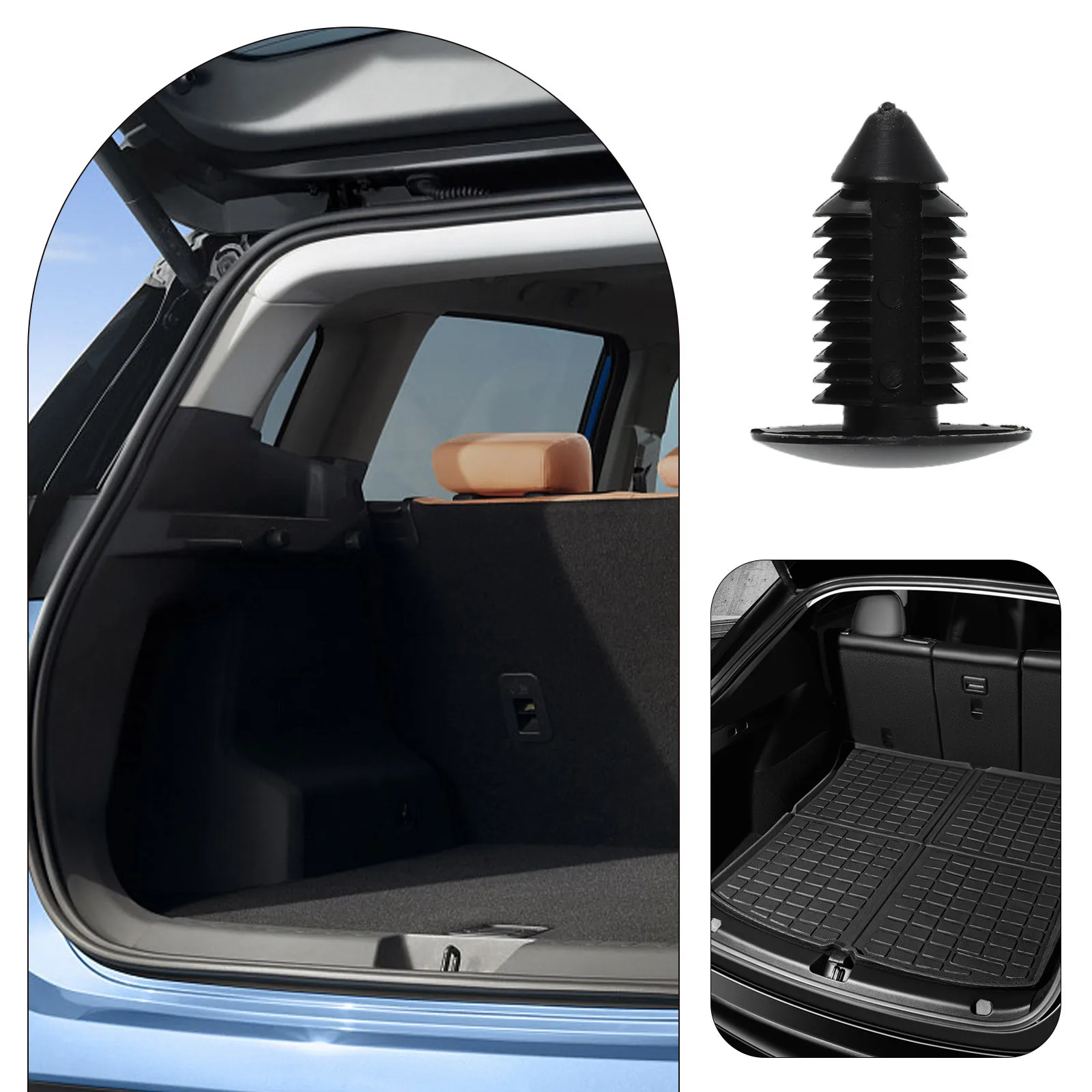 Fixadores de painel de porta de carro de plástico resistente, 20 peças, fácil instalação, clipes retentores de guarnição automática universal, estética interior