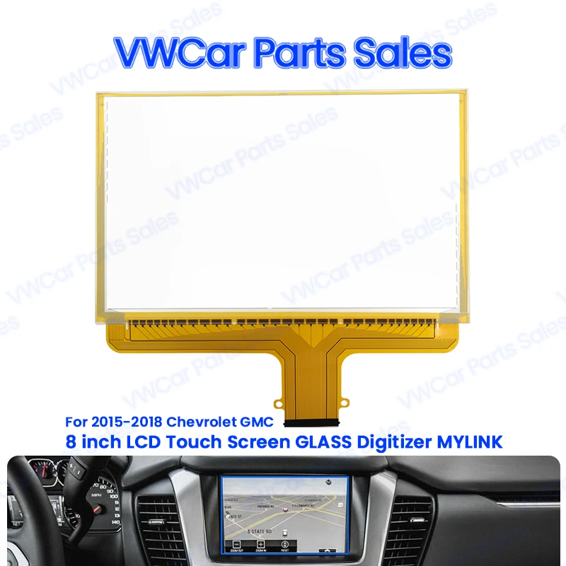 For Chevrolet Yukon Suburban Tahoe Colorado Silverado GMC Canyon MYLINK Raido LCD Digitizer Glass Touch Screen DJ080PA-01A