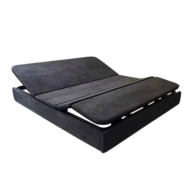 Electric Adjustable King Bed Frame Bedroom Split Adjustable Bed Frame Metal Base with Wireless Remote Control