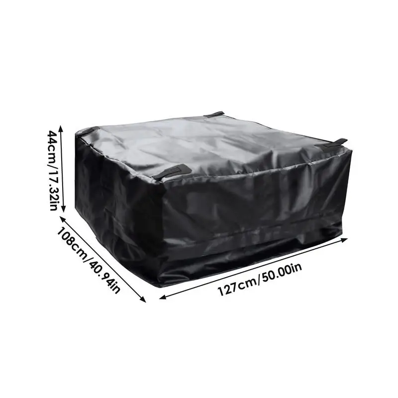 Truck Storage Bag With Cargo Net Pickup Truck Roof Bag Waterproof And Sunscreen Storage Bag Car Exterior Accessories