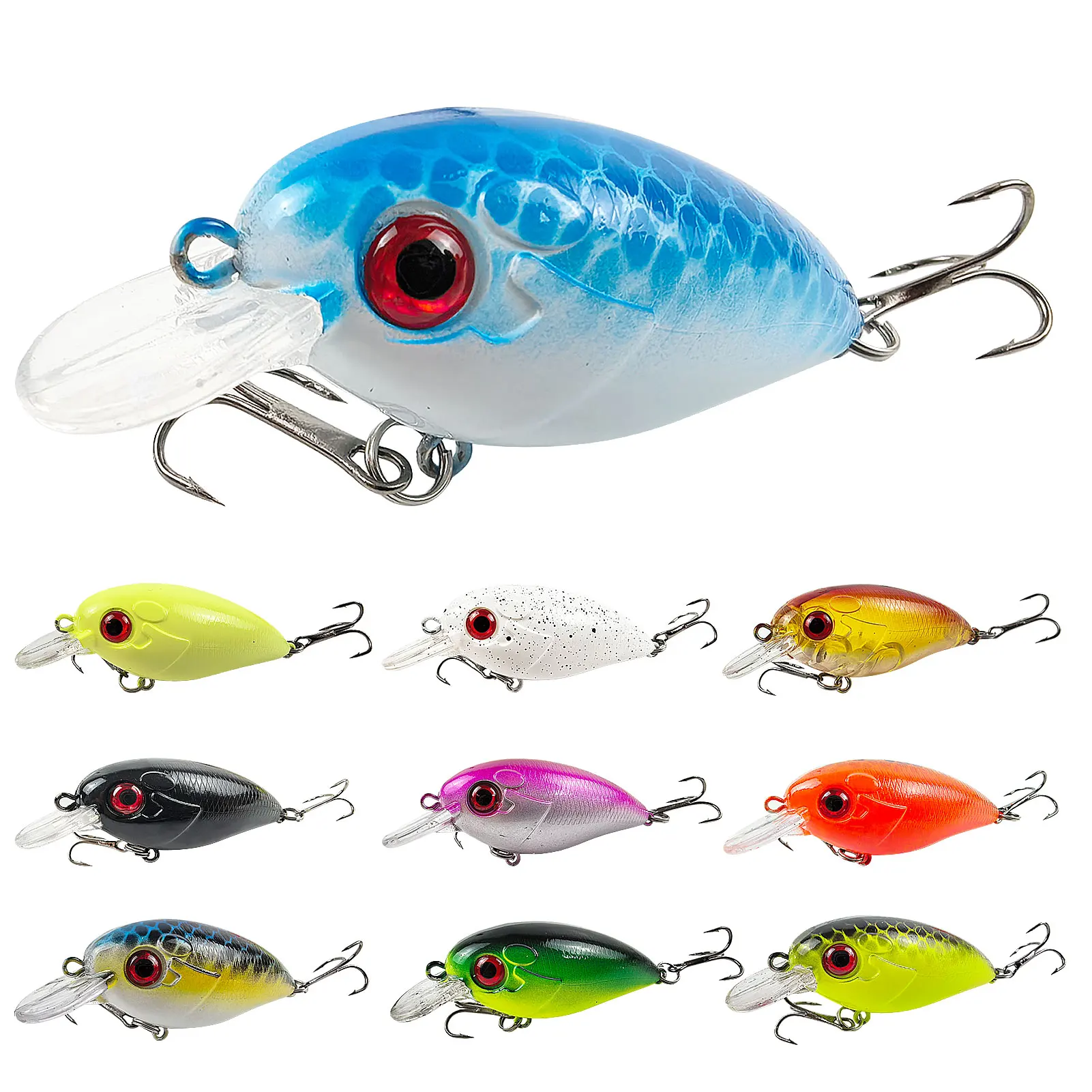Free Fisher crankbait señuelo duro topwater para trucha y lubina - imagen 5