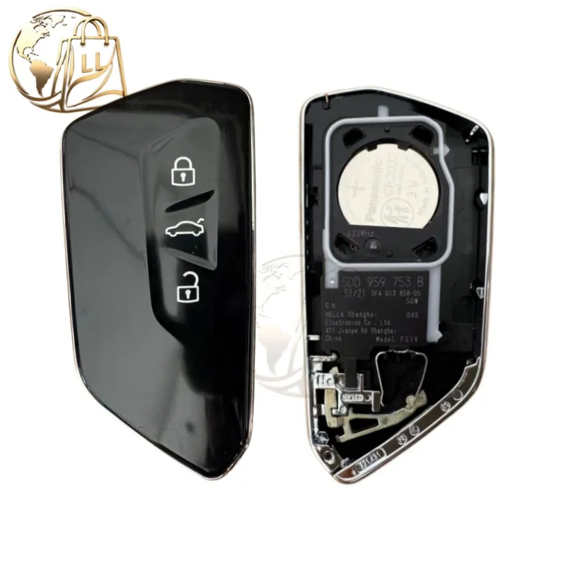 For Original Volkswagen 5D Chip Remote Car Key Golf 8 ID3 ID4 ID6 For Volkswagen Weiran 433 Mhz FCC ID 5HG 959 753C 5HG 959 753B view 2