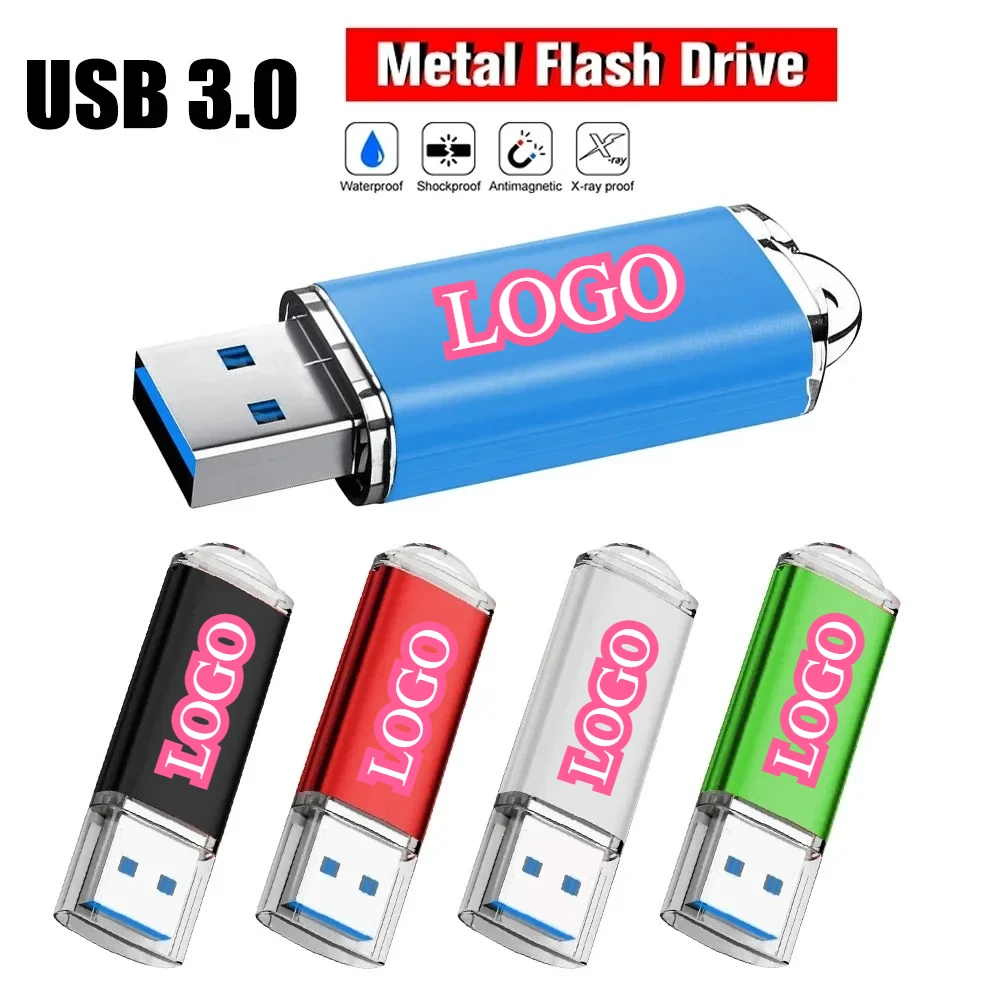 

USB-флеш-накопитель большой емкости 3.0, 64 ГБ, металлический, подходит для компьютеров, также доступны версии 8 ГБ, 16 ГБ, 32 ГБ, 128 ГБ, высокоскоростная флешка.