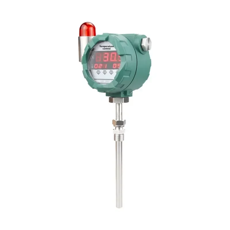 

Digital Display Thermometer Temperature Controller PT100 Thermal Resistance Stainless Steel 200mm Probe Model XP-WZKZ-200