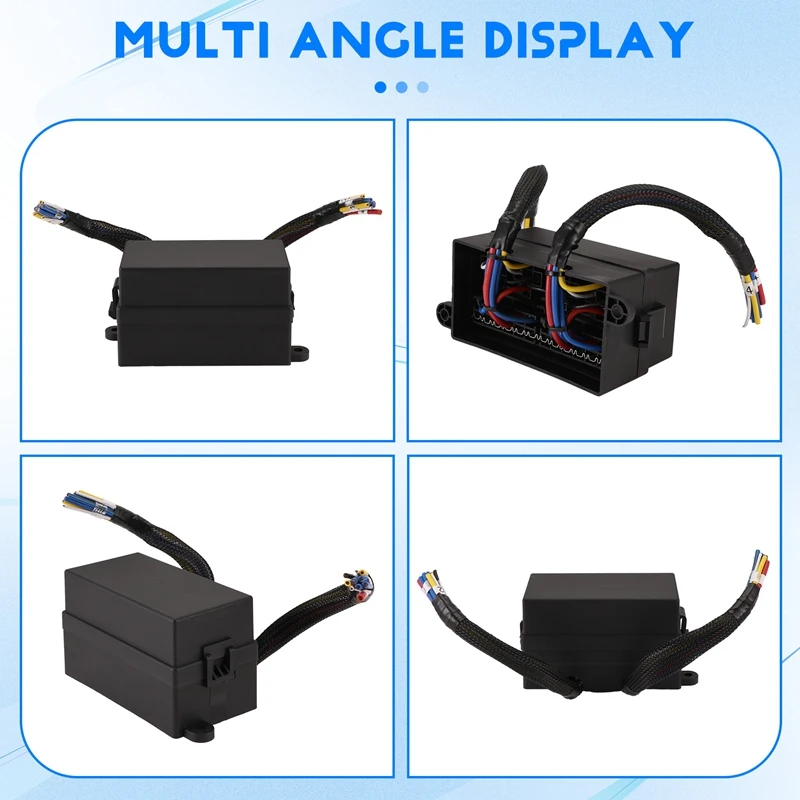 12V Car Fuse Relay Box Pre-Wired Fuse And Relay Box With 4 Relay 12 Way ATC/ATO Fuses Sealed 12V Relay Fuse Box