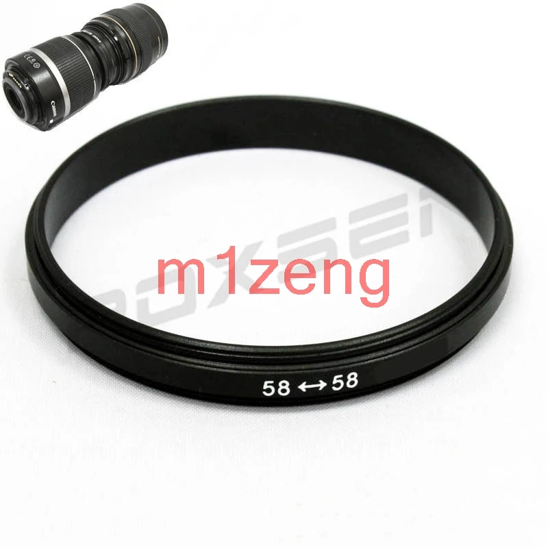 double Male 58 to 58/62/67/72/77 mm male to male Macro Coupling Reverse Ring/reversing adapter for camera