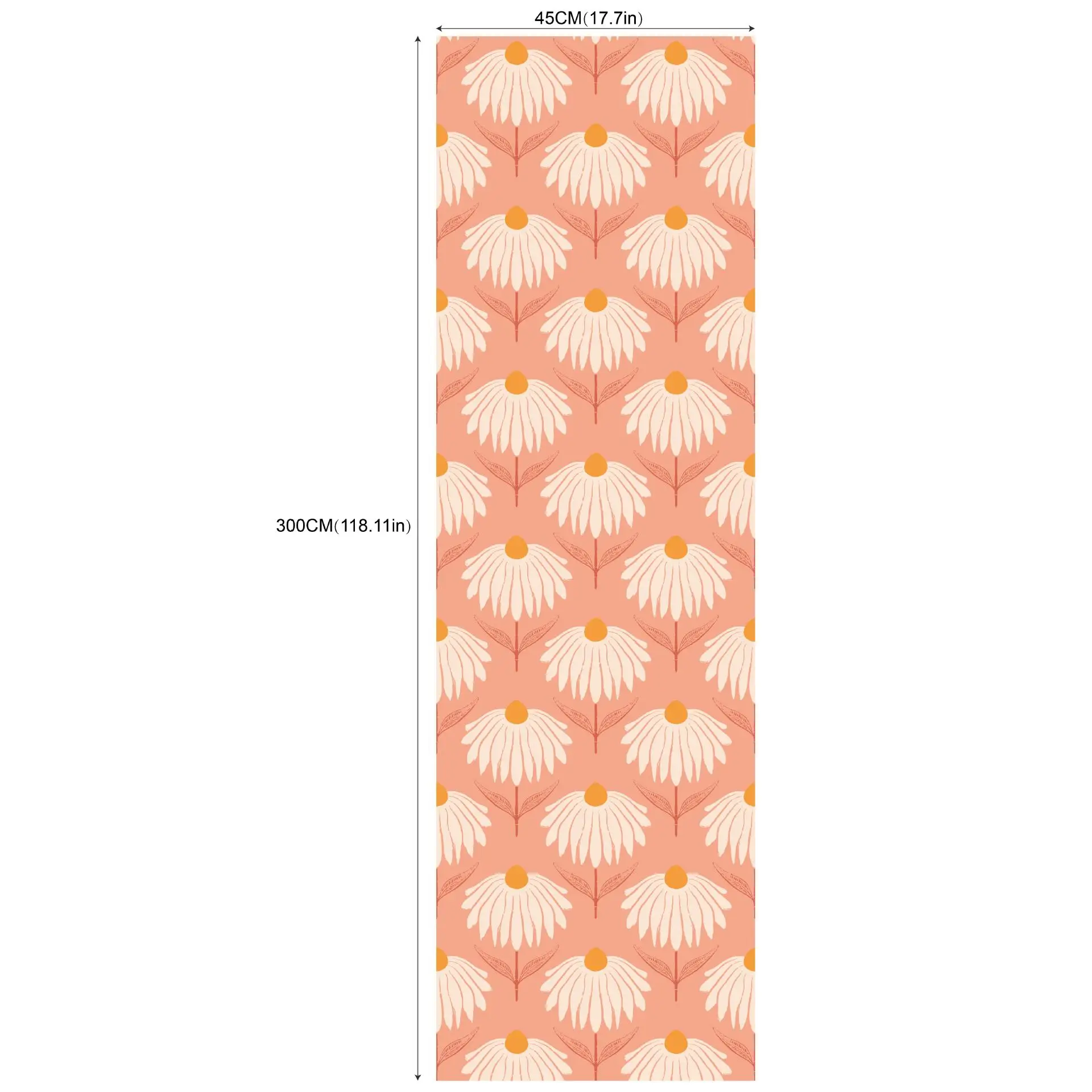 لفة واحدة من ورق الحائط الوردي السميك ذاتي اللصق، مناسبة لغرفة المعيشة وغرفة النوم وجدار خلفية التلفزيون وملصقات ديكور المنزل