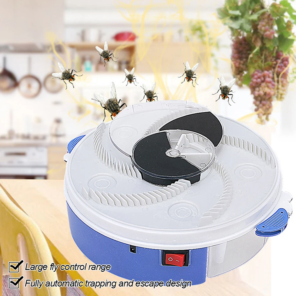 USB Automatic Flycatcher Insect Traps Fly Trap Pest Reject Control Repeller Electric Catcher Killer Indoor Outdoor Fly Trap