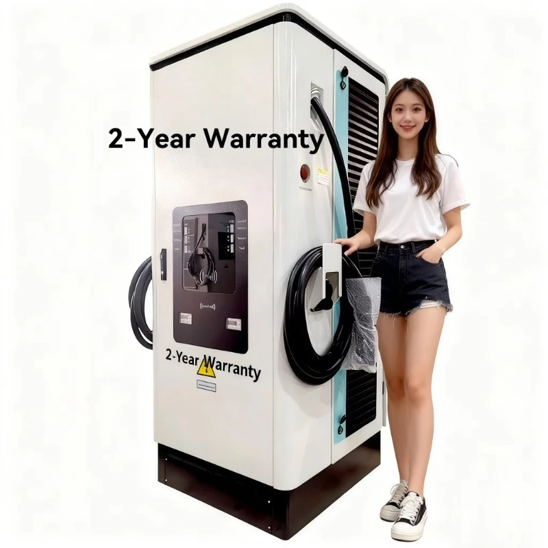 Factory Wholesale New Floor-mounted 80kW DC CCS2 EV Charging Stations for Electric Vehicles