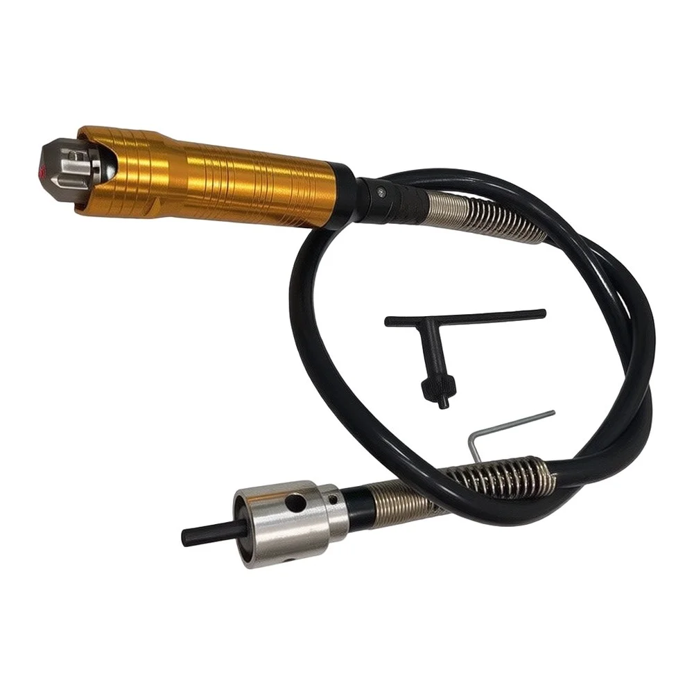 Drill Shaft Extension for Rotary Tools Offering Smooth Torque Transfer and Accurate Positioning in Confined Areas