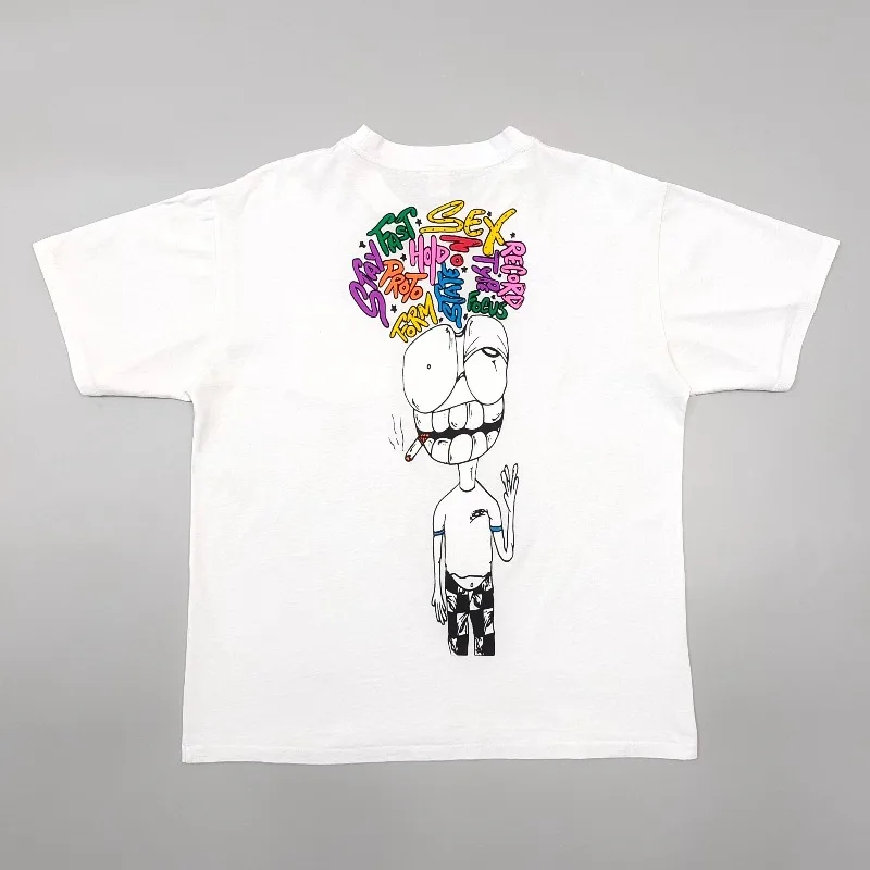 ANTi PROMO New York Limited Letter Love Color Graffiti Short Sleeve Tee