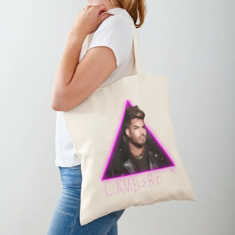 

Adam Lambert Tote Bag large size bags tote canvas screen woman