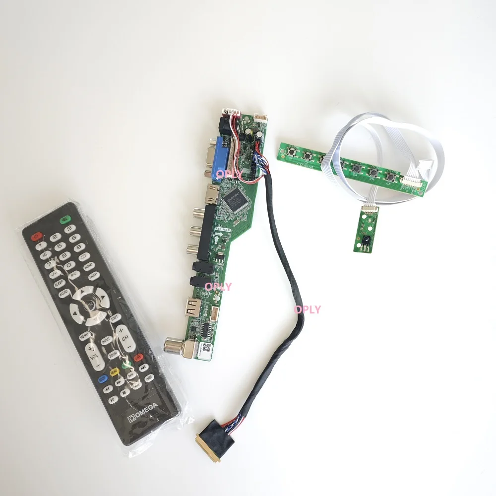 

For LG LP140WH1 LP140WH1-TLC6 1366X768 14" HDMI-compatible USB AV VGA RF Audio TV Controller board kit Screen monitor DIY