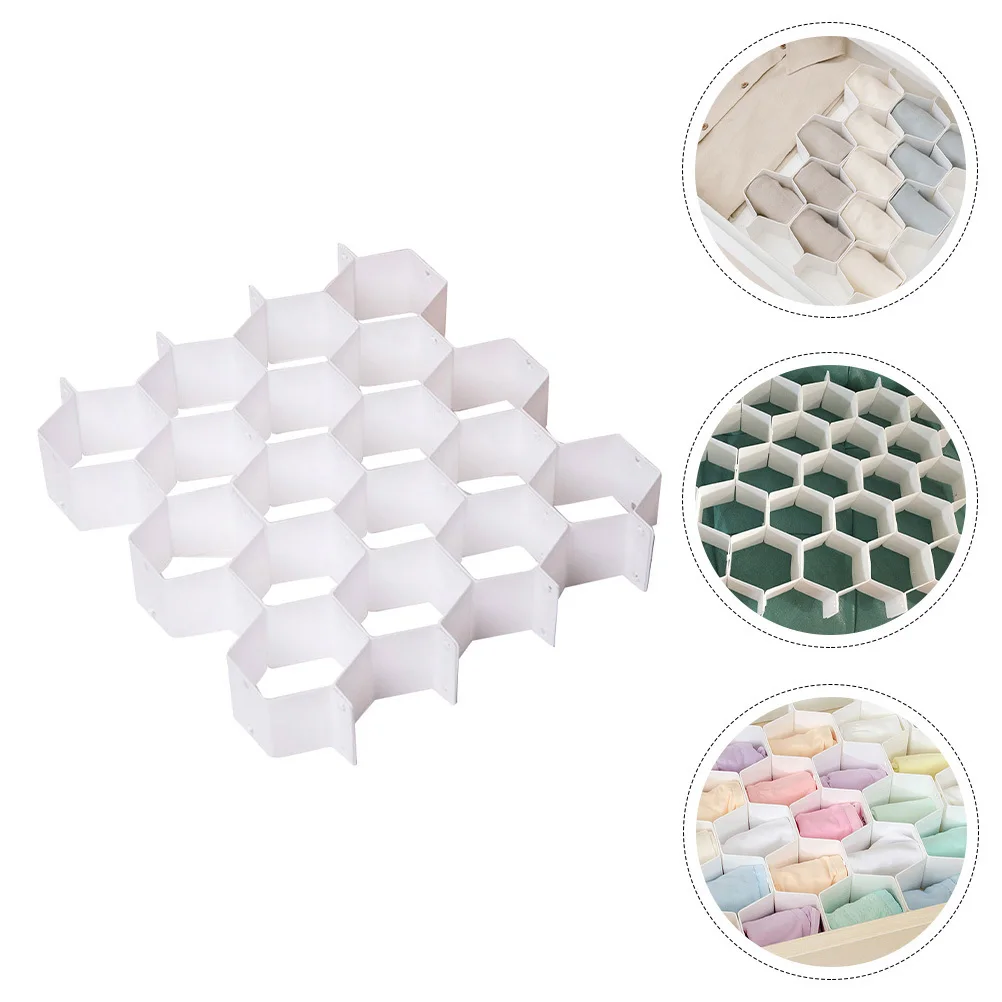 1 قطعة شبكة تخزين درج العسل منظم مدمج تخزين متعدد الأغراض لمستحضرات التجميل والقرطاسية والعناصر الصغيرة