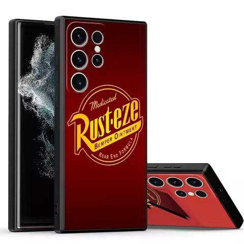 Disney Lightning McQueens Logo Phone Case for Samsung Galaxy S25 S24 23 S22 Plus S21 S20 Ultra S20 S24 S23 S21 FE Shell Cover