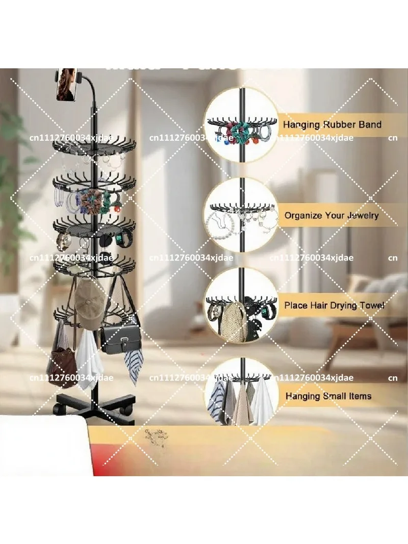 Braided Hair Stand Extender with Phone Holder for Hair Display and Separation