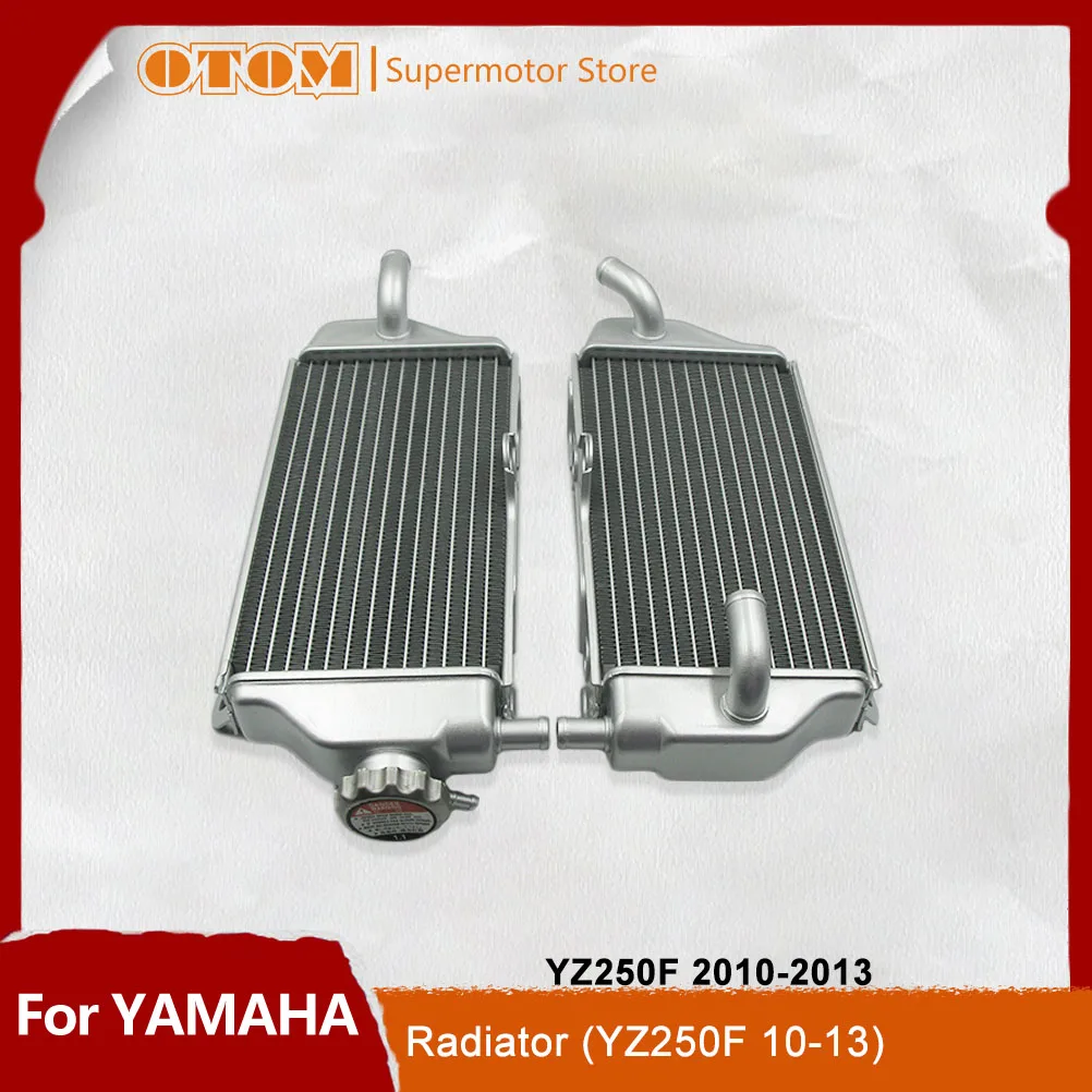 

Motorcycle Accessories Oil Cooler Radiator Aluminum Cooling Water Tank For YAMAHA YZ250F 2010-2013 Off-road Pit Dirt Bikes Parts
