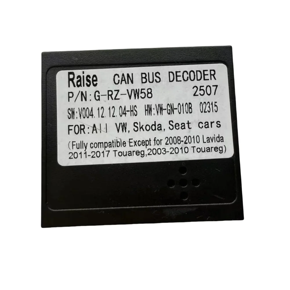 Raise Canbus Box VW-RZ-08 VW-RZ-58 For VW Volkswagen Skoda Seat Jetta Tiguan Touran Passat CC Sharan Android 16 Pin Car Receiver