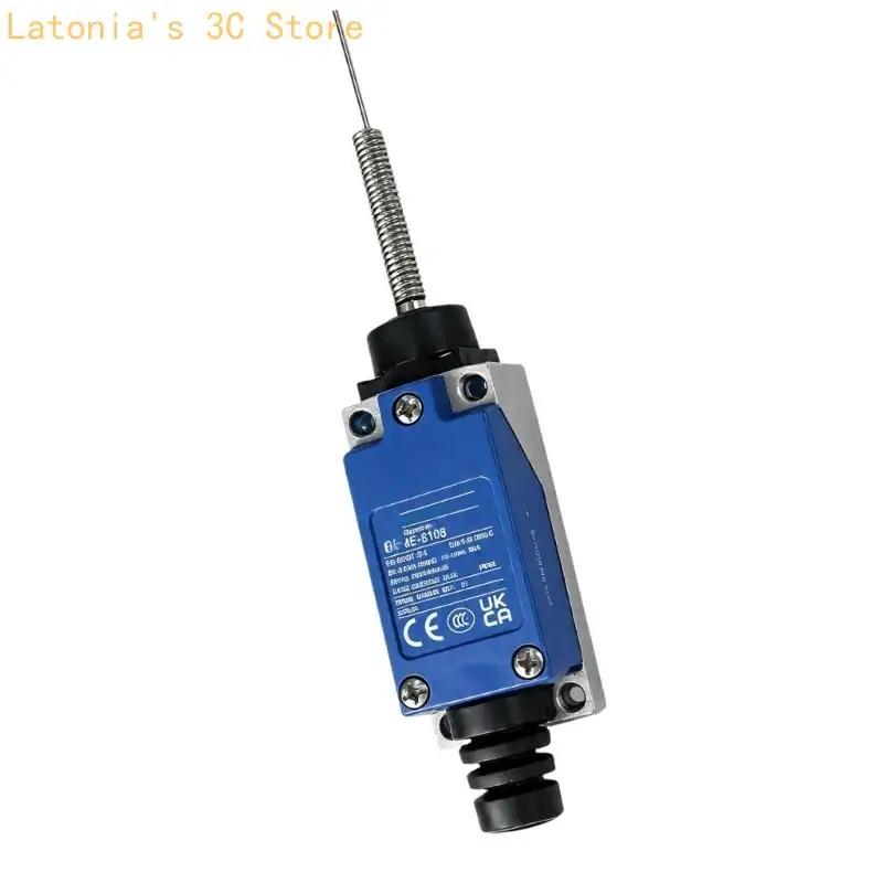 Travel Position Control Device with Blue Housing and Four Visible Frame Mounting Holes for Mechanical Contact Tasks X3UB