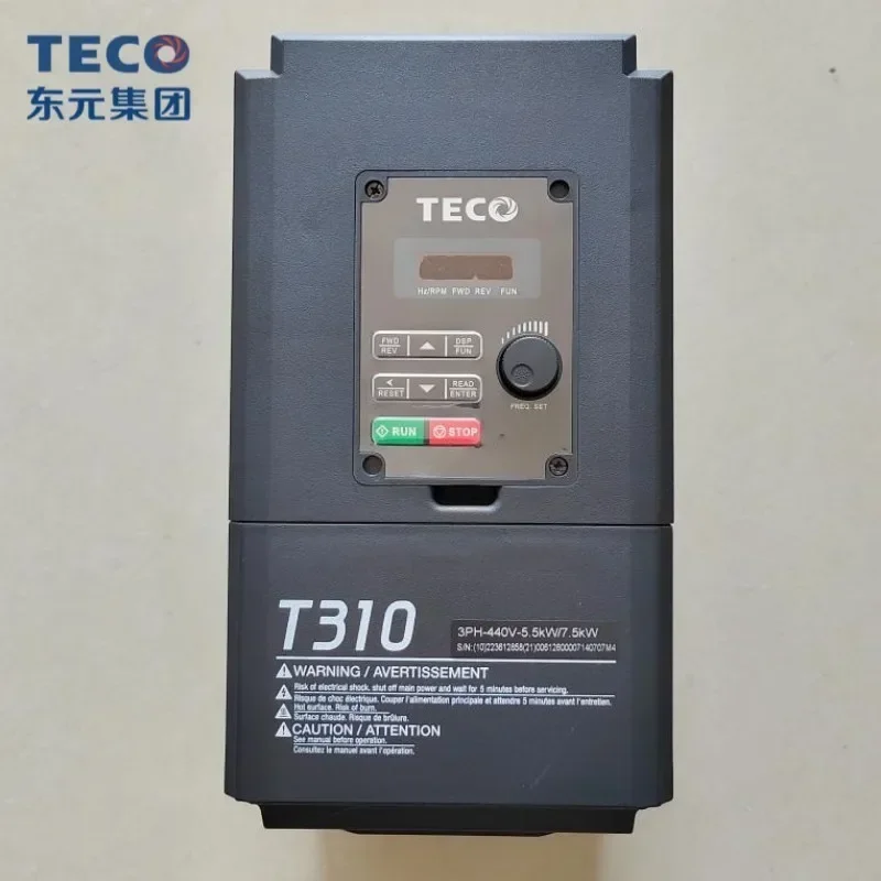 2025 TECO Dongyuan Frequency Converter T310-4008-H3C Three-phase 380V4001 4005 4010 Motor Speed Regulator