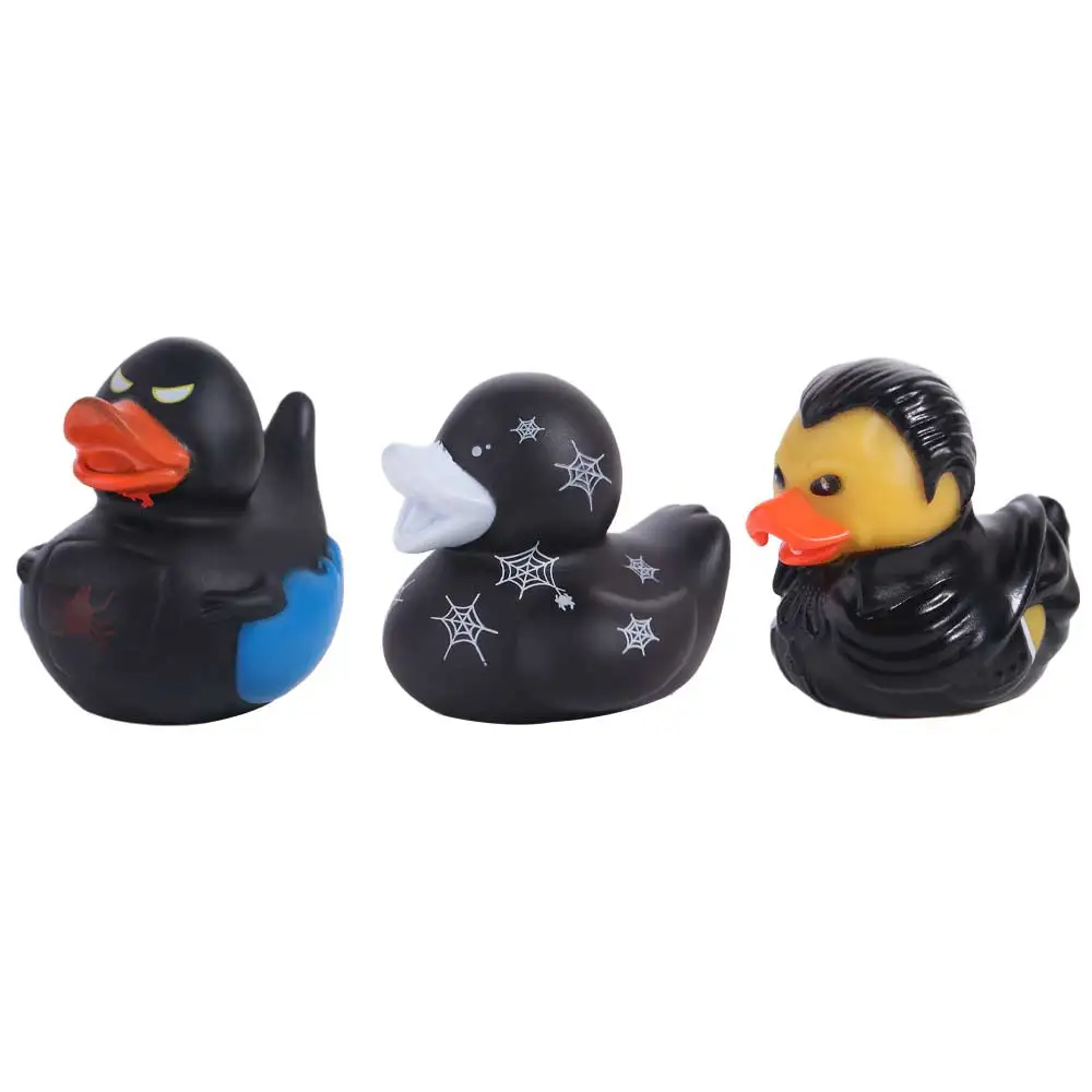 Cartoon-Figuren, Halloween-Serie, Ente, Ente, Schwimmer, Wanne, Pool, Ente, Wasser, 5,1 cm, Partygeschenke, Gummi-Enten-Spielzeug