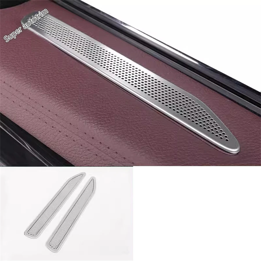 Car Door Side Air AC Outlet Vent Frame Decorative Sequins Cover Trim Metal Accessories For Geely Monjaro Kx11 Manjaro 2023 2024