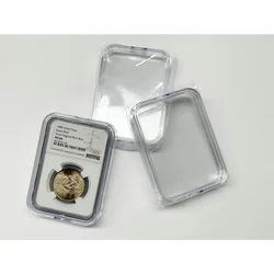 1pcs Pccb Transparent Storage Box Display Identification Coin Clear Slab Protection Box for NGC Slab Rating Coin Collection