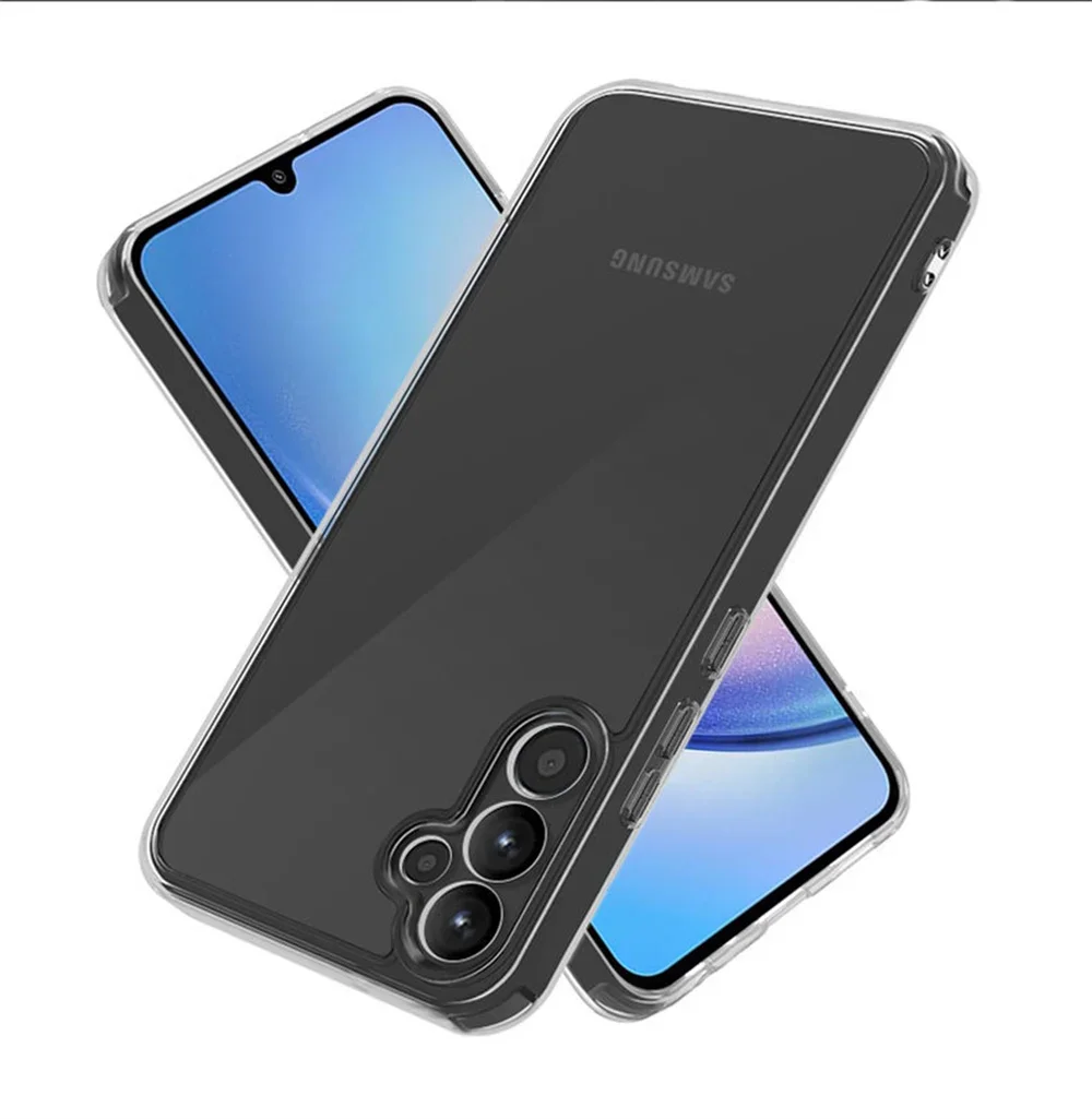 Clear Shockproof Phone Case For 14 A15 A16 A20S A30S A50S Case For Samsung Galaxy A55 A54 A16 5G A56 A36 A35 Transparent Cover