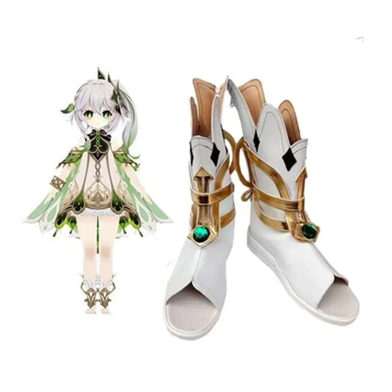 Game Genshin Impact Women's Shoes Venti Shoes Yae Miko Hutao Nahida Chongyun Layla Cosplay Genshin Shoe European Size 35-43