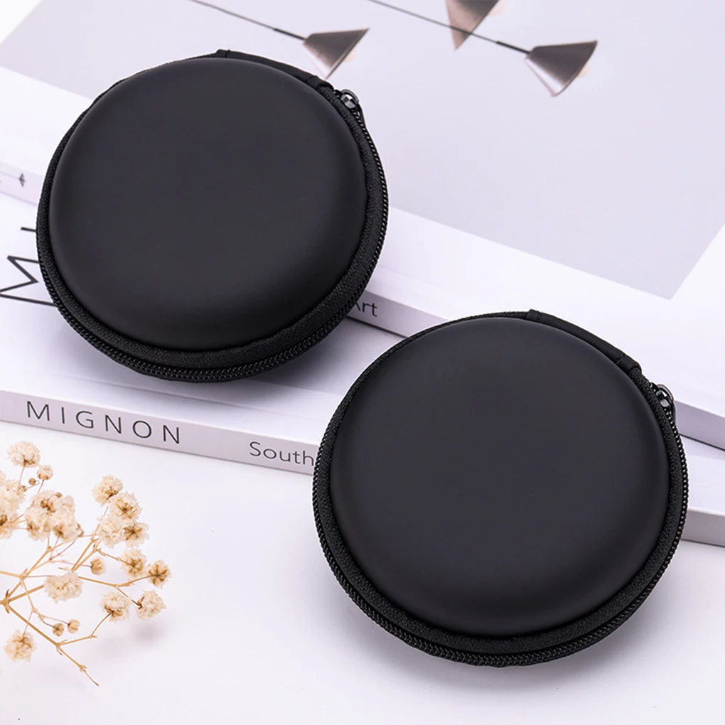 Storage Case Earphone Headphone Zipper Cable Organization Accessory With