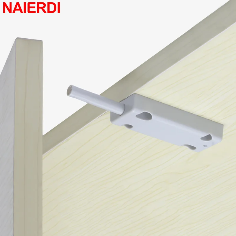 

NAIERDI 2 Pieces Magnetic Door Catch ABS Heavy Duty Cabinet Catches Latch Hidden Kitchen Cabinet Handles Damper Buffer Hardware