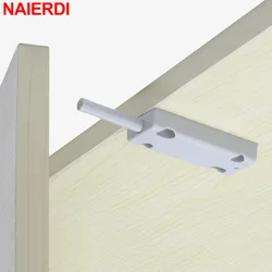 NAIERDI 2 Pieces Magnetic Door Catch ABS Heavy Duty Cabinet Catches Latch Hidden Kitchen Cabinet Handles Damper Buffer Hardware