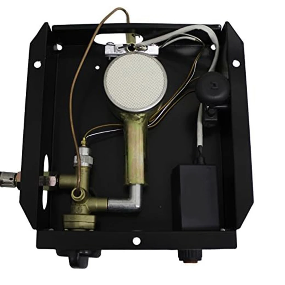 Calentador de caja de Control, conjunto de calentador de Gas, llamarada macho de 3, 8 pulgadas, uso interior y exterior, salida de calor de 47000 BTU para tubo de vidrio