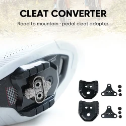 Bike Cleat Converter Road To MTB Bicycle Lock Pedal Plate Adapter Cleat Stabilizing Converter for SPD-SL System Bike Accessories