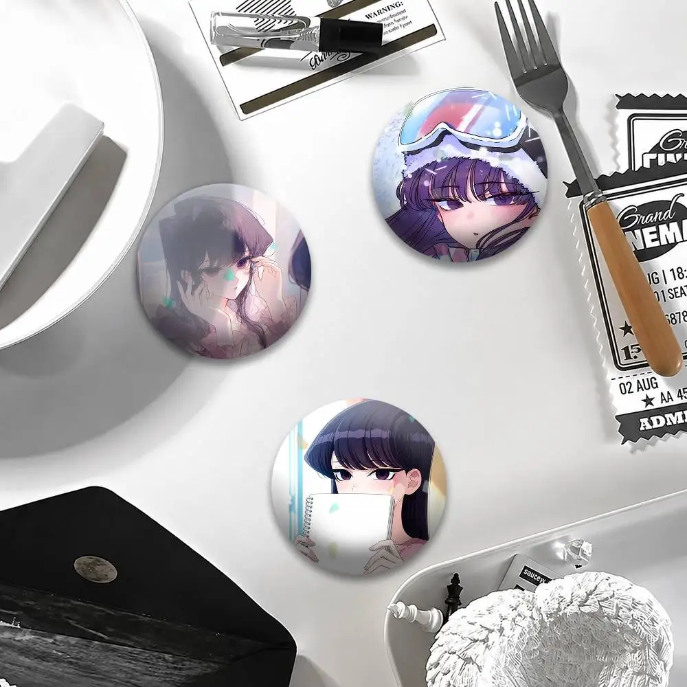 K-Komi C-Can't C-Communicate Brooches Cartoon Badge Pins Backpack Hat Accessories Friend Gift