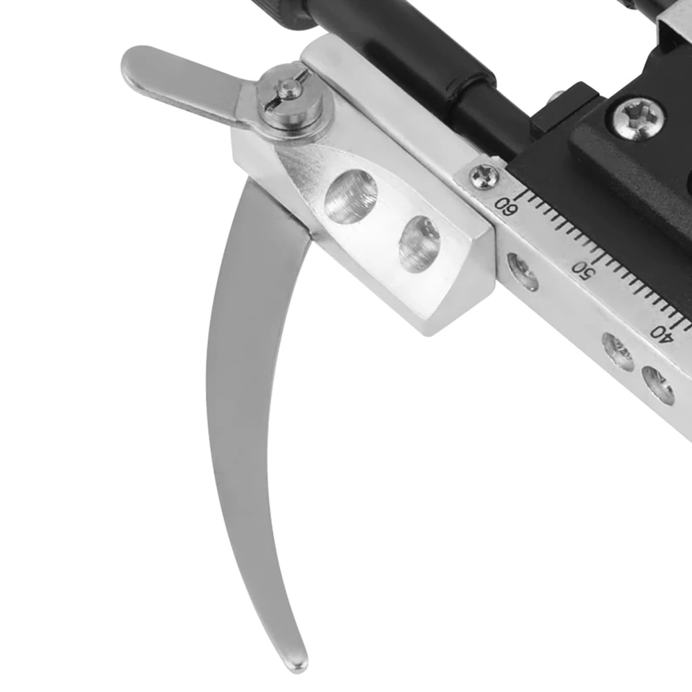 المرحلة الميكانيكية للمجهر ABHU، مجهر المسرح الميكانيكي، فرجار المرحلة الميكانيكية الاحترافي القابل للفصل مع مقياس