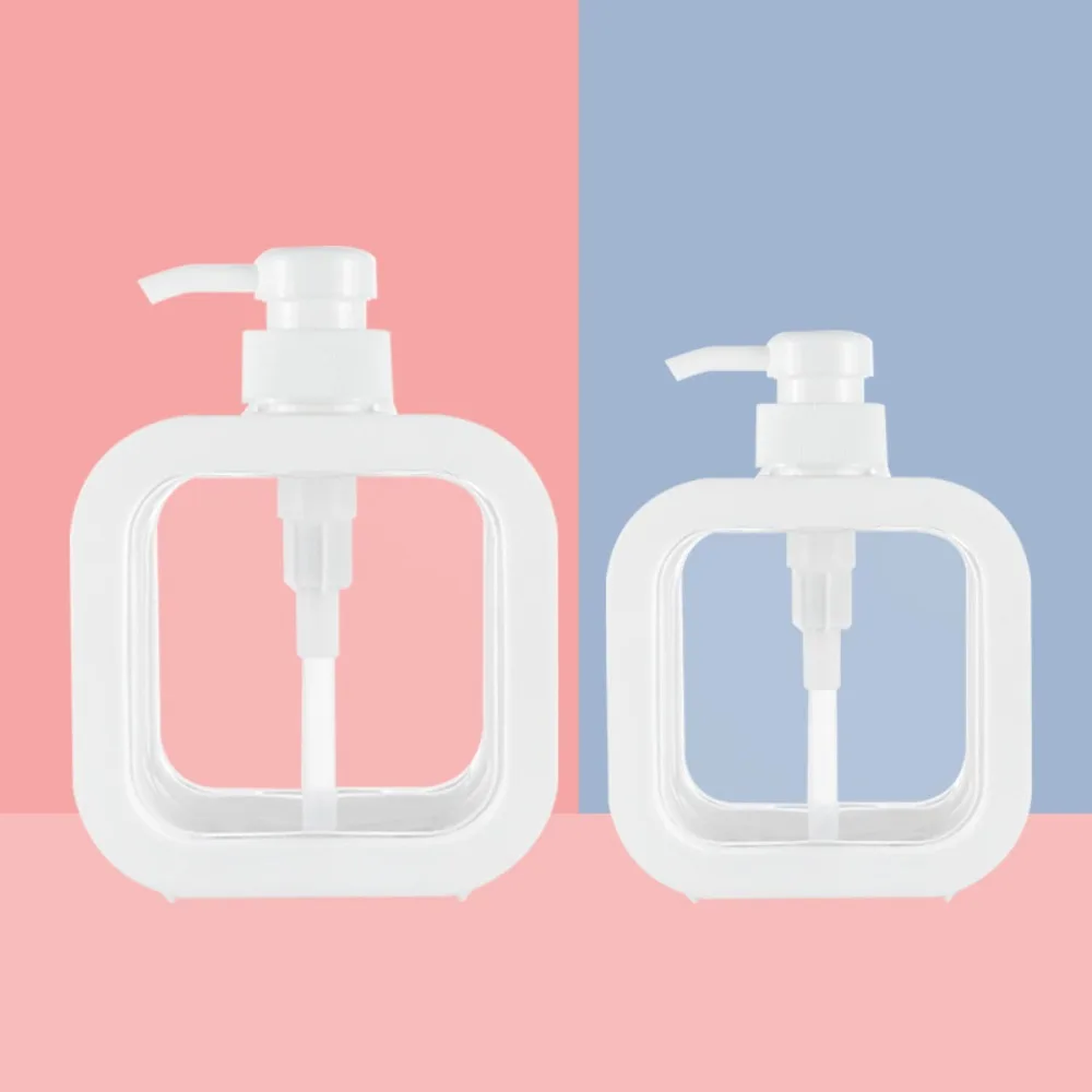 قطعة واحدة من زجاجة توزيع معقم اليد المحمولة - حاوية تخزين مقسمة من البلاستيك الشفاف للحمام والمطبخ #2