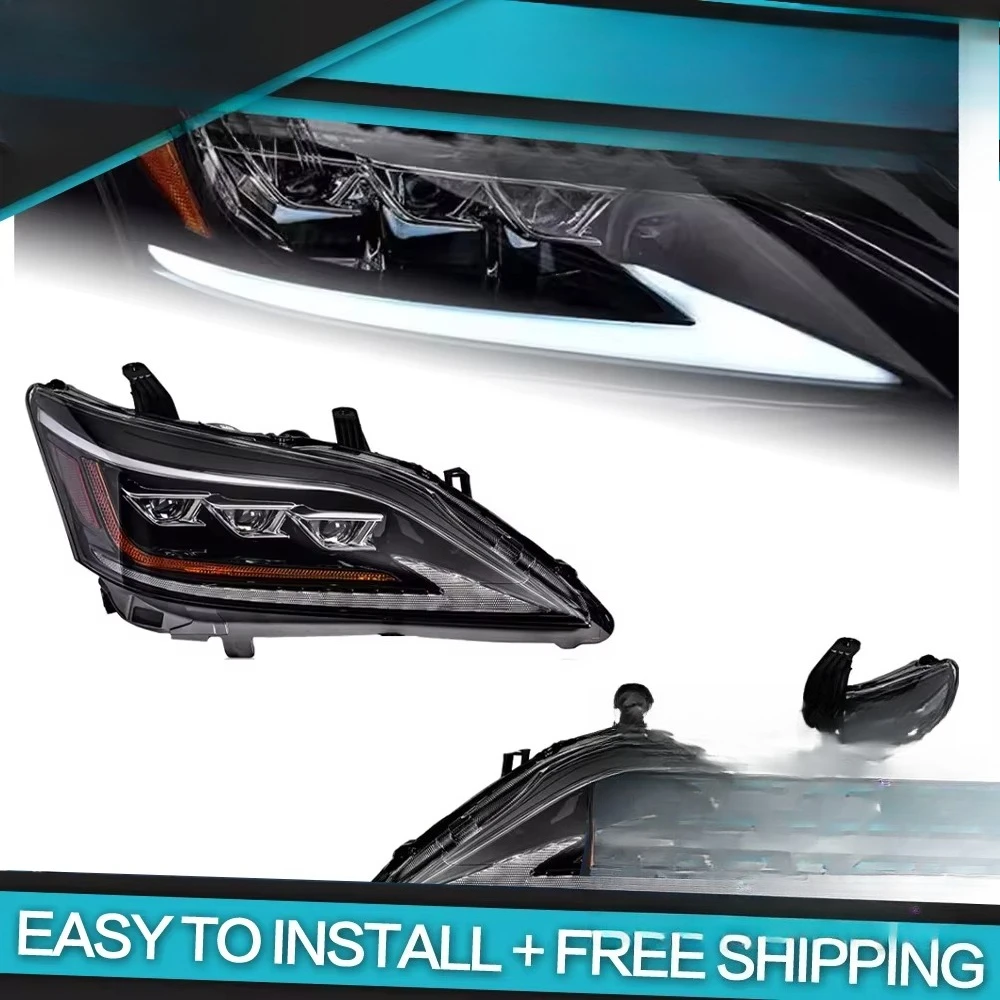 High Quality Car Lights for  ES ES200 Headlights 2006-2012 ES300 LED Headlight ES250 DRL Signal Lamp Assembly