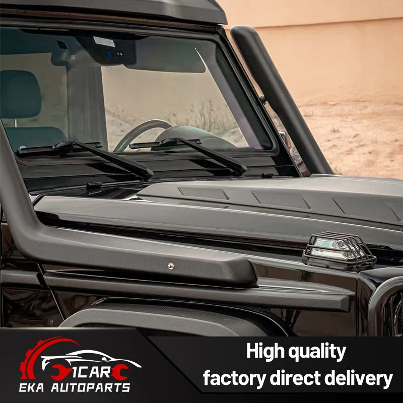 4X4 Off-Road Dry Carbon Fiber Snorkel Fits Mercedes-Benz G Class W463 1:1 High Quality Wading Air Intake Snorkel Decor Trim - view 3