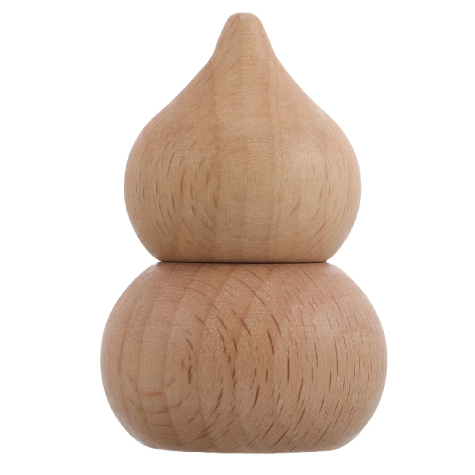 Black Walnut Wood Gourd Shape Essential Oil Roller Bottle 2Ml Refillable Leakproof Roll on Applicator for Fragrance Perfume
