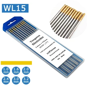 Çubuklar kaynak tungsten elektrot, meşale, TIG kaynak, 175mm ve 1.0 ila 4.0 mm WT20, WC20, WL20, WL15, WZ8, WP WY20, WR20, 3, WP26, WP17, WP9, Meşale, TIG kaynak 12-En çok satan, meşale, tıg kaynağı, yüksek frekanslı №5
