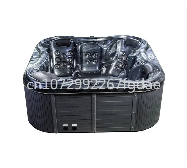 5-person Jaccuzi Double Vortex Spa Outdoor Bathtub Massage Hot Water Bathtub Outdoor Spa Pool Sexy Massage Spa Bathtub