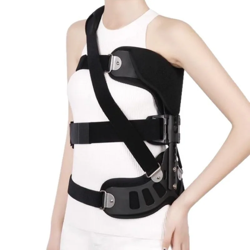 Scoliosis Correcting Brace Fixed Spinal Brace Aluminium Alloy Breathable Fixed Spinal Straightener Brace for Children Adults