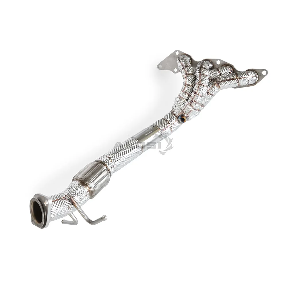 مناسبة لفورد مازدا 3 2.0 2008-2013 سباق الحرارية معزول العادم المنوع جامع العادم