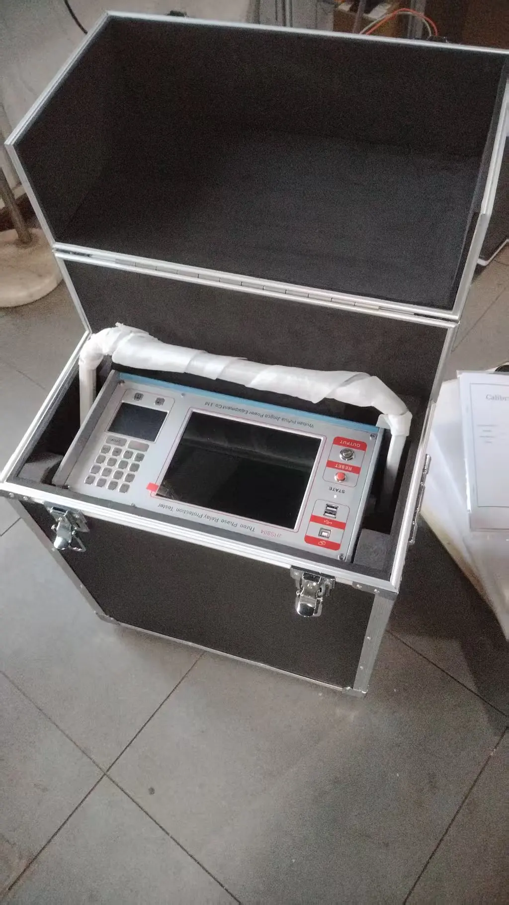 Six Phase Relay Protection Tester Ultra-Thin Industrial Keyboard Optical Mouse for Electronics Testing